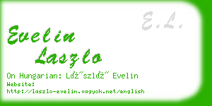 evelin laszlo business card